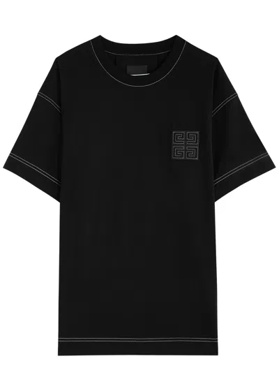 GIVENCHY GIVENCHY LOGO-APPLIQUÉ COTTON T-SHIRT