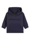 Givenchy Logo-appliqué Pouch-pocket Hoodie In Blue