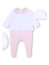 Givenchy Logo-appliqué Pyjama (set Of Three) In Pink