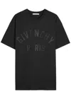 Givenchy Men Cotton T-shirt In Black