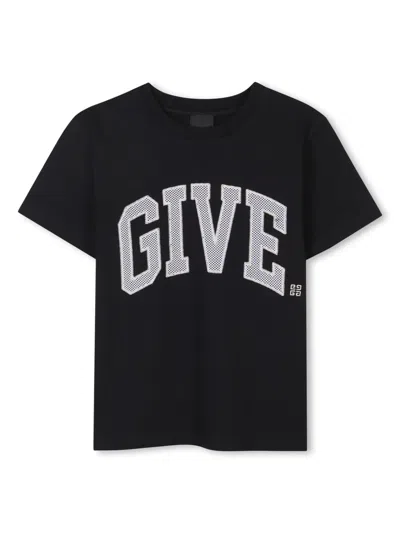 GIVENCHY LOGO-APPLIQUÉD T-SHIRT