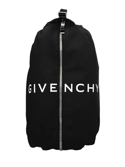 Givenchy Logo Backpack In Black