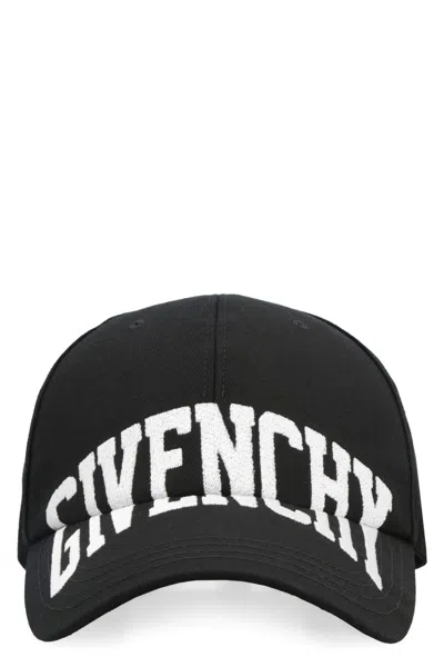 Givenchy Logo Baseball Cap In Nero