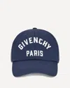 Givenchy Embroidered Cap With Curved Brim And Metal Buckle