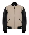Givenchy Logo Baseball Jacket In Brown