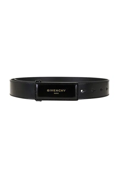 Givenchy Logo Belt In Black