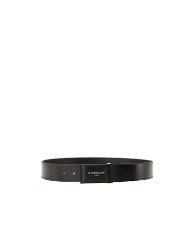 Givenchy Logo Belt In Black