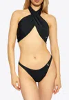Givenchy Logo Bikini Bottom In Black