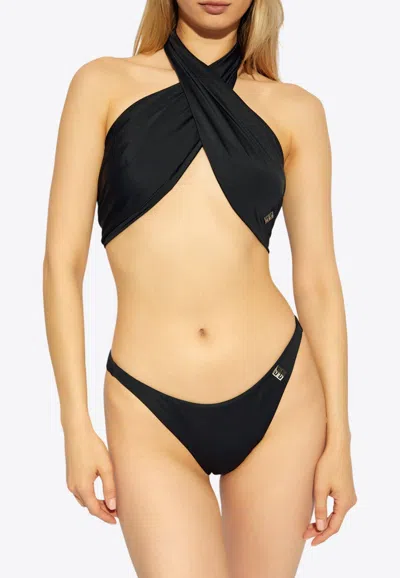 Givenchy Logo Bikini Bottom In Black