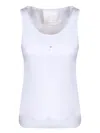 Givenchy Cotton Tank Top In White