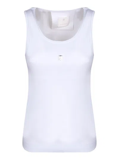 Givenchy Cotton Slim Tank Top In White