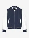 Givenchy Denim Leather-sleeve Varsity Jacket
