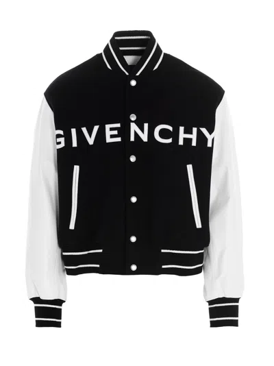 GIVENCHY GIVENCHY LOGO BOMBER JACKET.