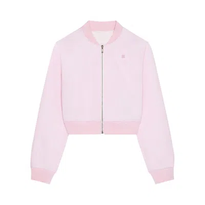 Pre-owned Givenchy Logo Bomber Jacket 'baby Pink' | Women's Size 36