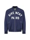 Givenchy Bomber Logo In Blue