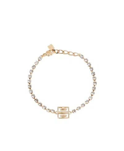 Givenchy Logo Bracelet In Yellow