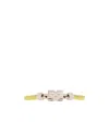 Givenchy Logo Bracelet In Yellow