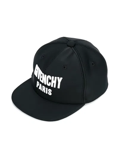 Givenchy Kids' Logo Branded Baseball Cap In Black