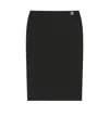 Givenchy Skirt In Wool With 4g Detail In Black