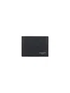 Givenchy Textured Black Wallet With Multiple Card Slots In Black