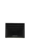 Givenchy Logo Glossed Leather Card Holder In Black