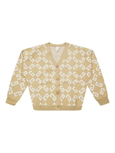 Givenchy Kids' Logo Cardigan In Multi