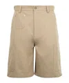 Givenchy Logo Cargo Shorts In Nude