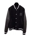 Givenchy Black Jacket With 4g Motif On Front In Wool And Tech Fabric Blend Man In Black