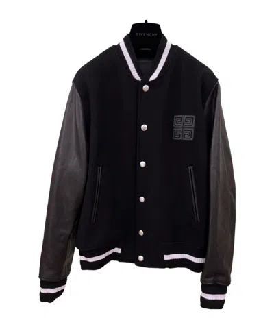 GIVENCHY GIVENCHY 4G BUTTON-UP VARSITY JACKET