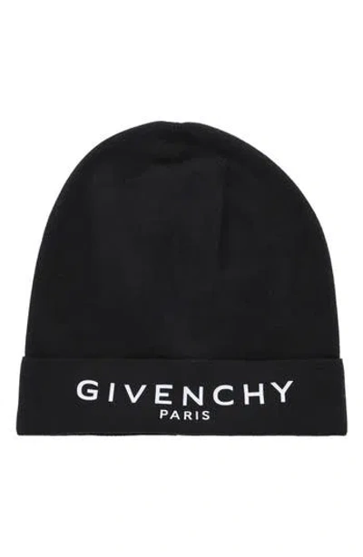 Givenchy Logo Cotton & Cashmere Beanie