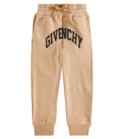 GIVENCHY LOGO COTTON-BLEND FLEECE SWEATPANTS