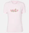 Givenchy Logo Cotton-blend Jersey T-shirt In Pink