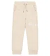 Givenchy Logo Cotton-blend Sweatpants In Cream