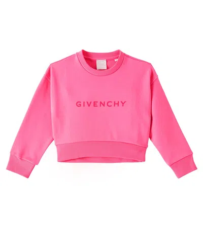 GIVENCHY LOGO COTTON-BLEND SWEATSHIRT