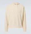 Givenchy Logo Cotton-blend Velvet Hoodie In Gelb 