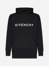 GIVENCHY LOGO COTTON HOODIE