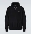 Givenchy Logo Cotton Jersey Hoodie In Black