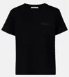 Givenchy Logo Cotton Jersey T-shirt In Black