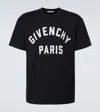 Givenchy Men Black Crewneck T-shirt With Maxi Logo Lettering On The Front In Cotton Man