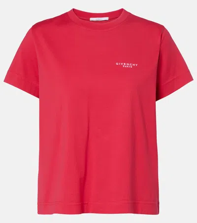 GIVENCHY LOGO COTTON JERSEY T-SHIRT