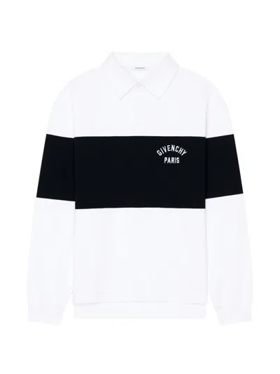 Givenchy Logo Cotton Polo Shirt In Multi