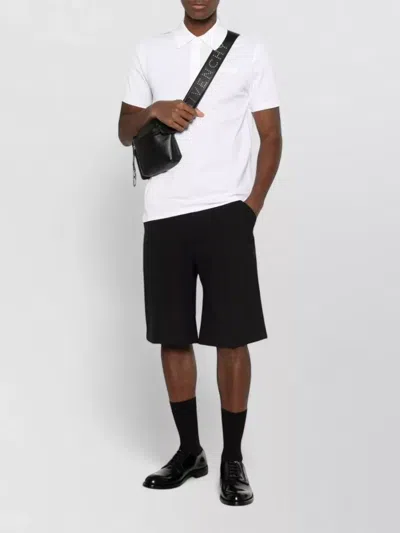Givenchy Logo Cotton Polo Shirt Short Sleeves In Multi