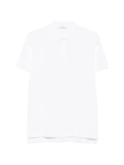 Givenchy Logo Cotton Polo Shirt In White