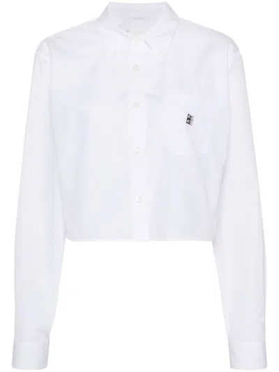 Givenchy Camicia Con Applicazione In White