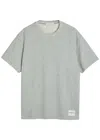 Givenchy Logo Patch Crewneck T-shirt In Gray