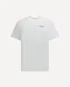 Givenchy Men White Crew Neck T-shirt With Logo On Front And Back In Cotton Man In White