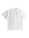 Givenchy Men White Crew Neck T-shirt With Logo On Front And Back In Cotton Man In White