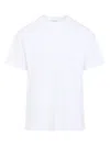 Givenchy Men White Crew Neck T-shirt With Logo On Front And Back In Cotton Man In White