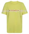 Givenchy Logo Cotton T-shirt In Green