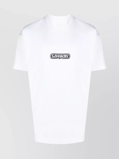GIVENCHY LOGO CREW NECK T-SHIRT WITH SHORT SLEEVES